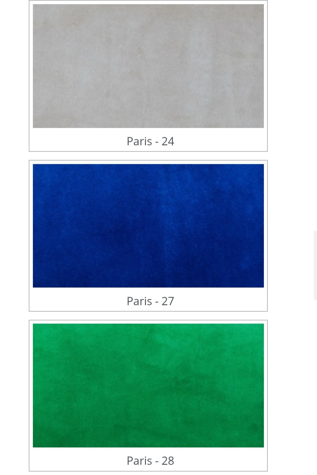 Mebl / Pliš — kolekcija 30